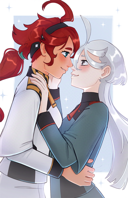 Gundam Lesbians SuleMio Art Print (11x17)