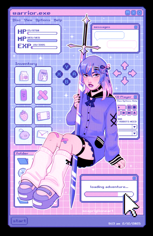 Warrior Art Print (11x17)