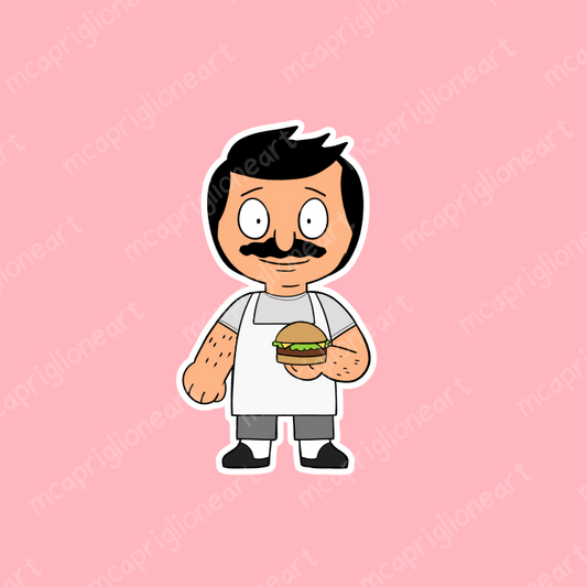 Burger Family Stickers