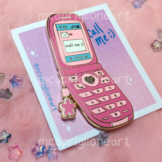 Call Me ;) Enamel Pin