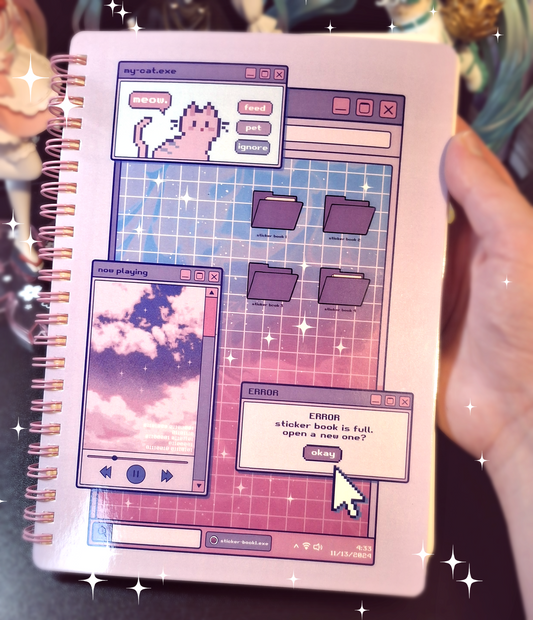 Reusable Sticker Books (Large) (Four Designs Available)