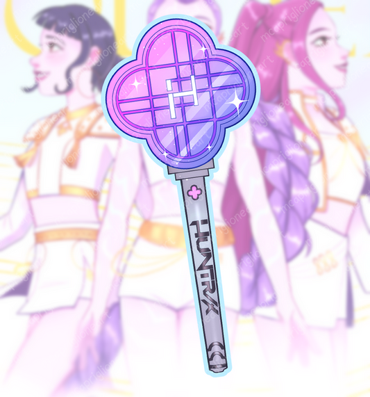 KPop Demon Hunters Light Sticks Stickers