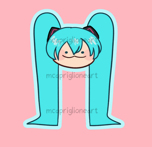 Leggy Miku Sticker