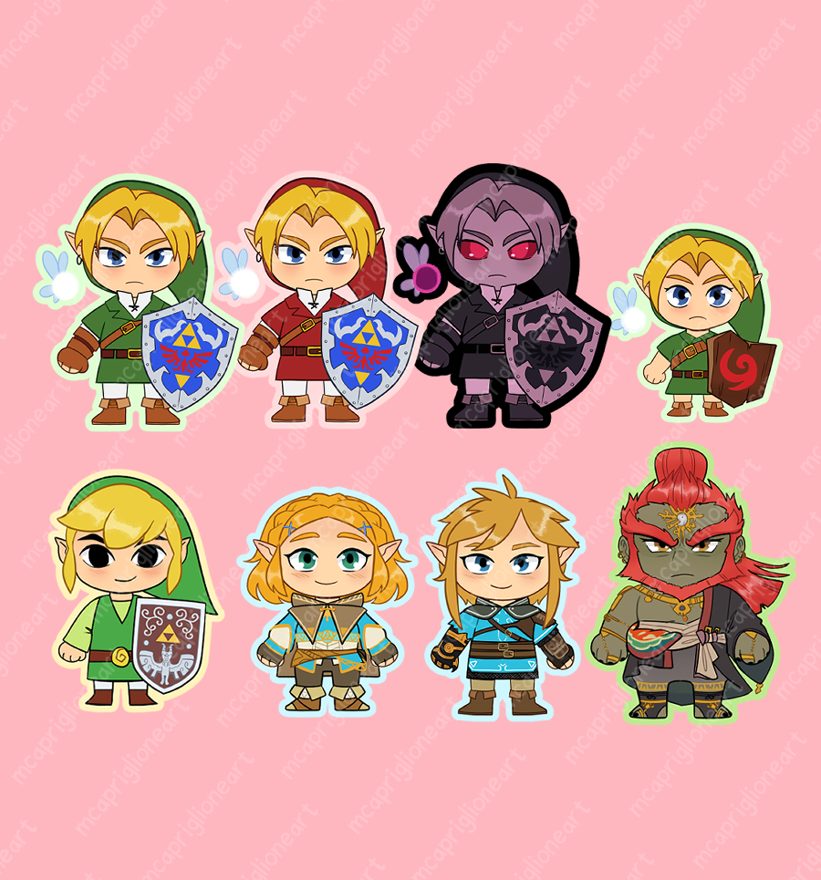 Legend of Zelda Stickers