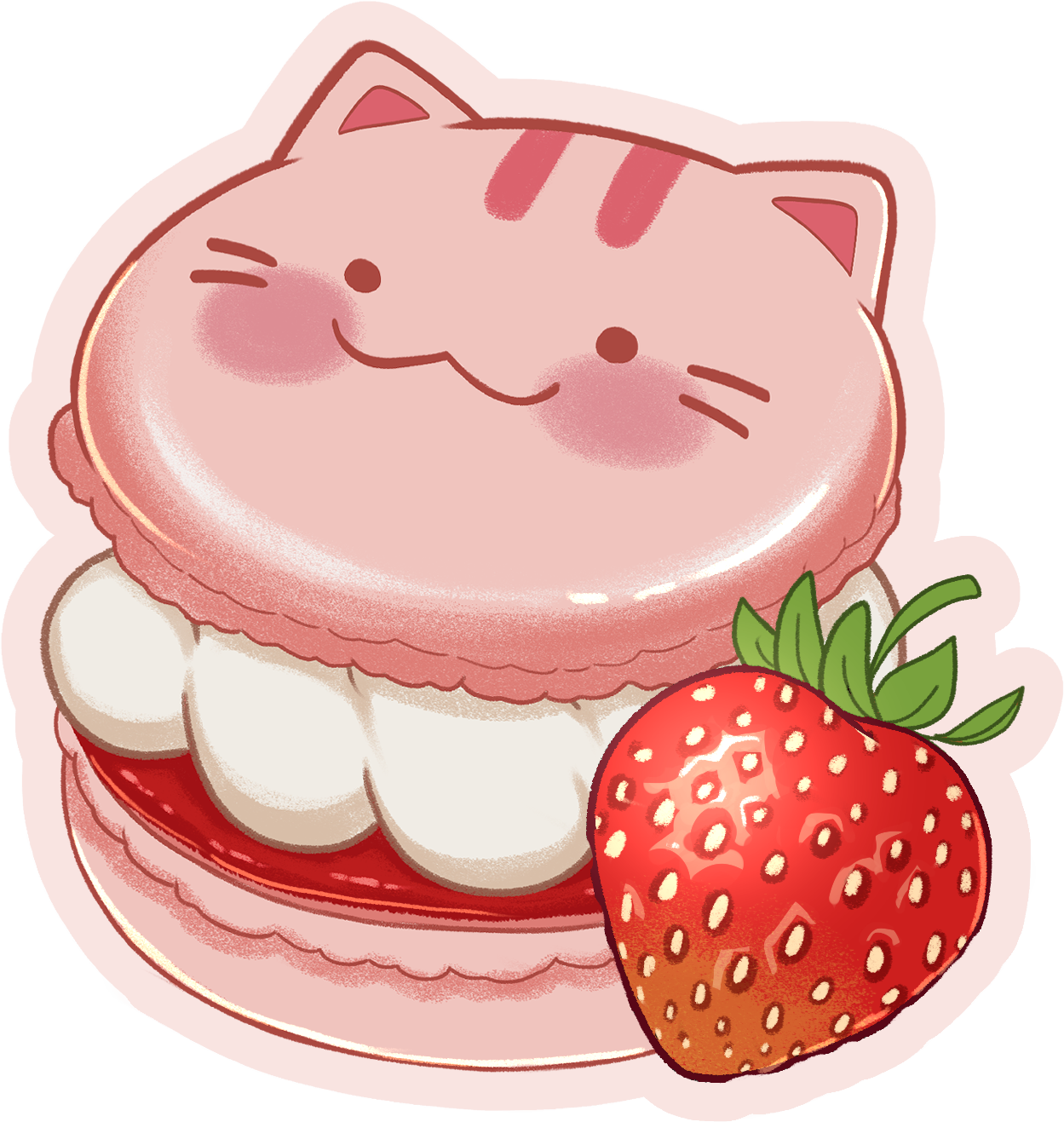 Meow-carons Stickers