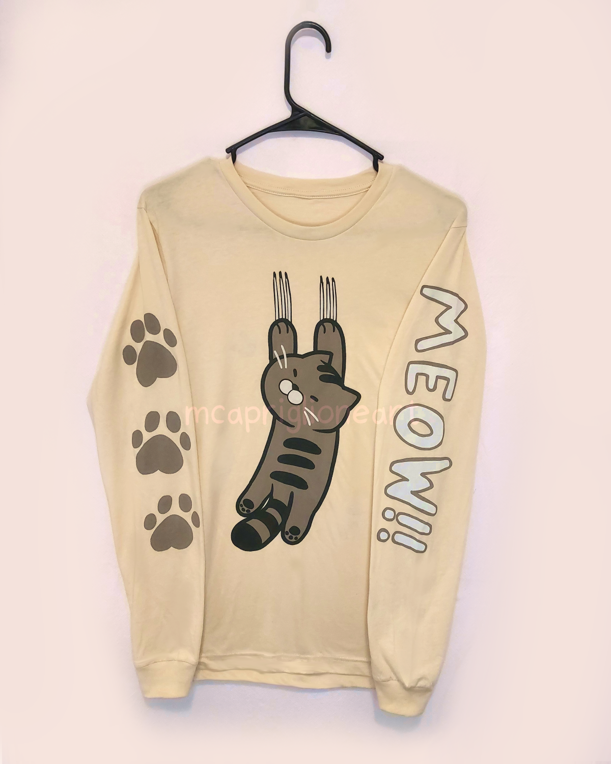 Scratchy Meow Original Long Sleeve T-Shirt