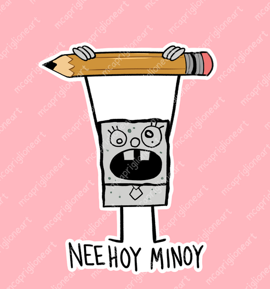 Neehoyminoy Doodle Sticker
