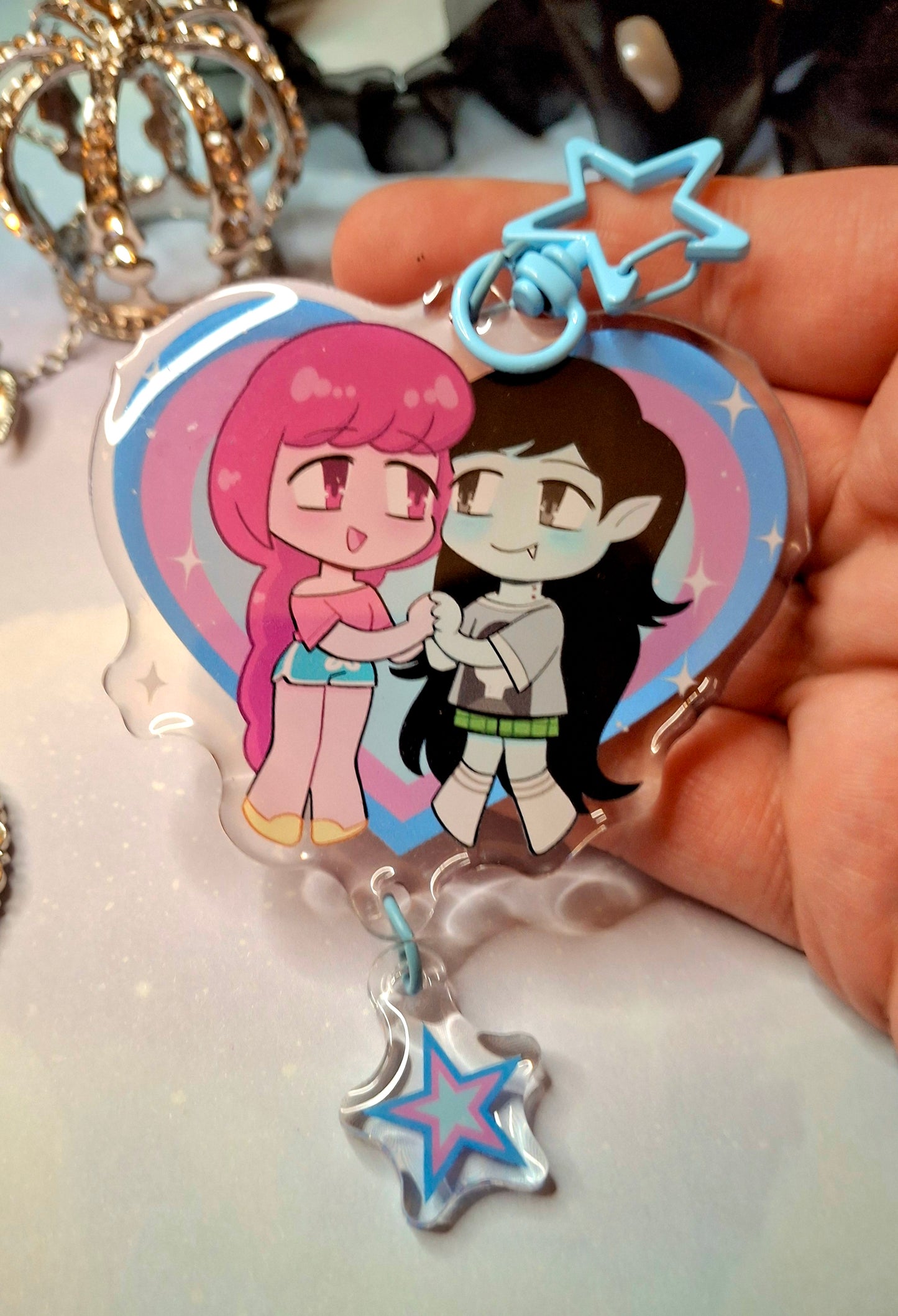 Yuri Couples Epoxy Acrylic Charms