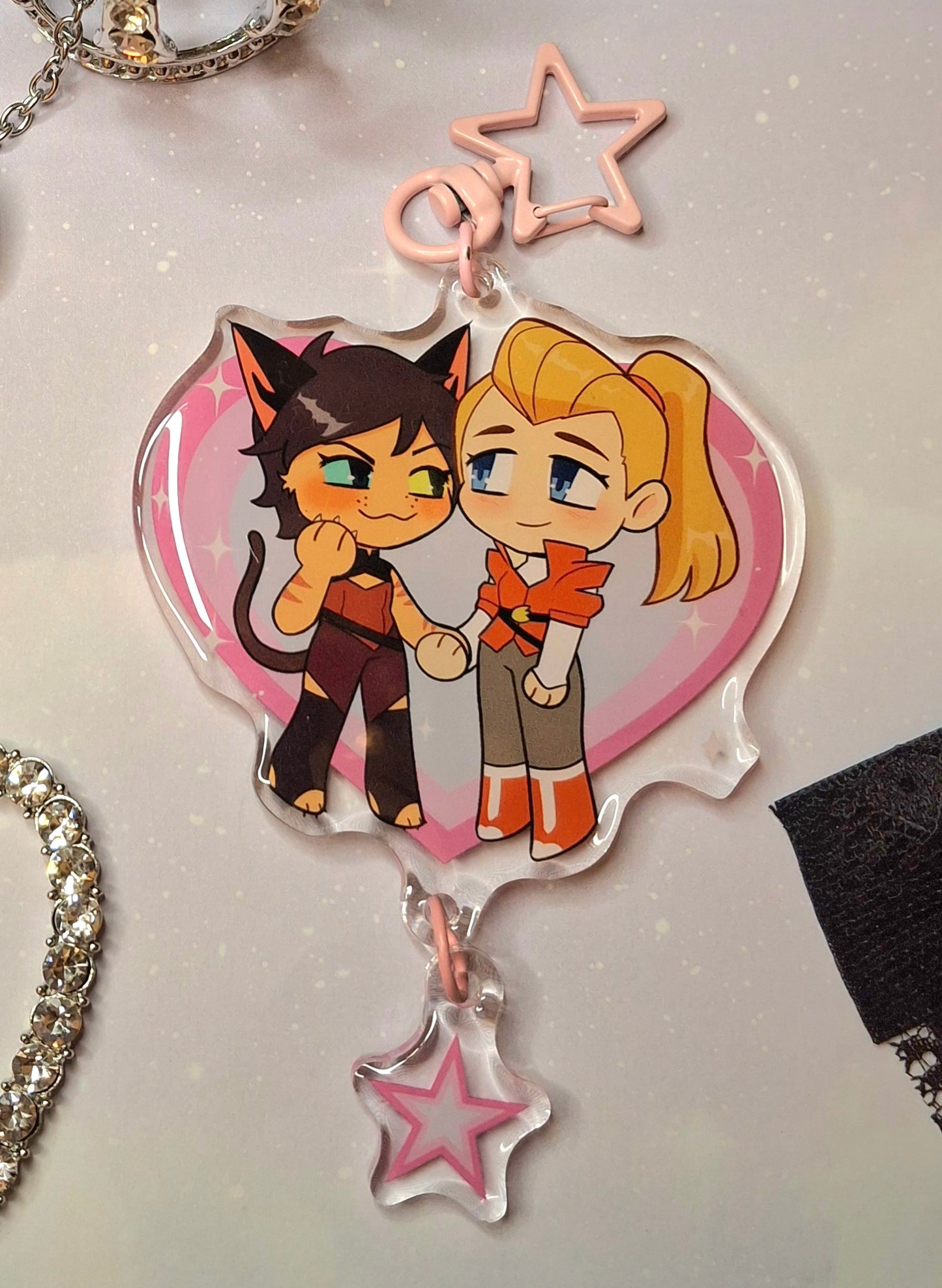 Yuri Couples Epoxy Acrylic Charms