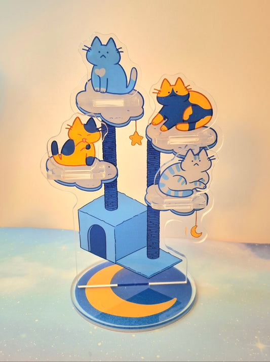 Celestial Cat Condo Customizable Acrylic Standee