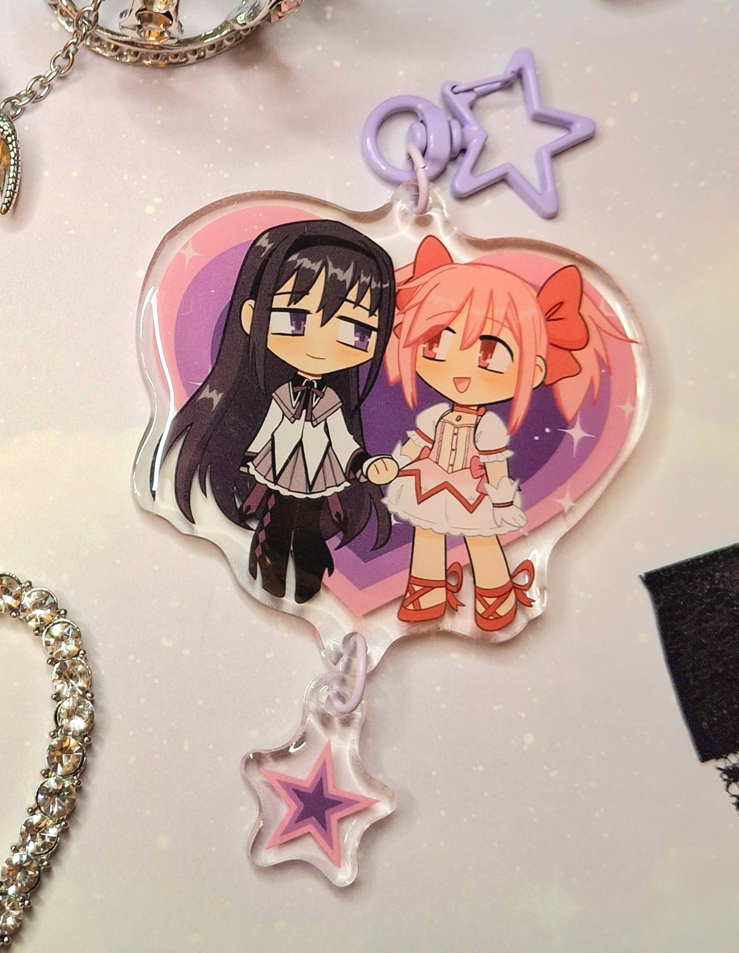 Yuri Couples Epoxy Acrylic Charms