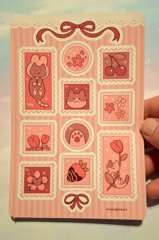 Cat Coquette Sticker Sheet