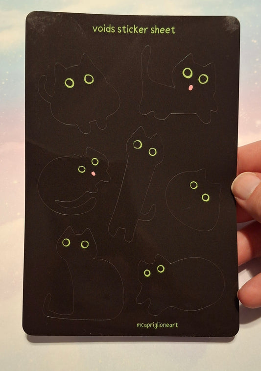 Void Cat Sticker Sheet