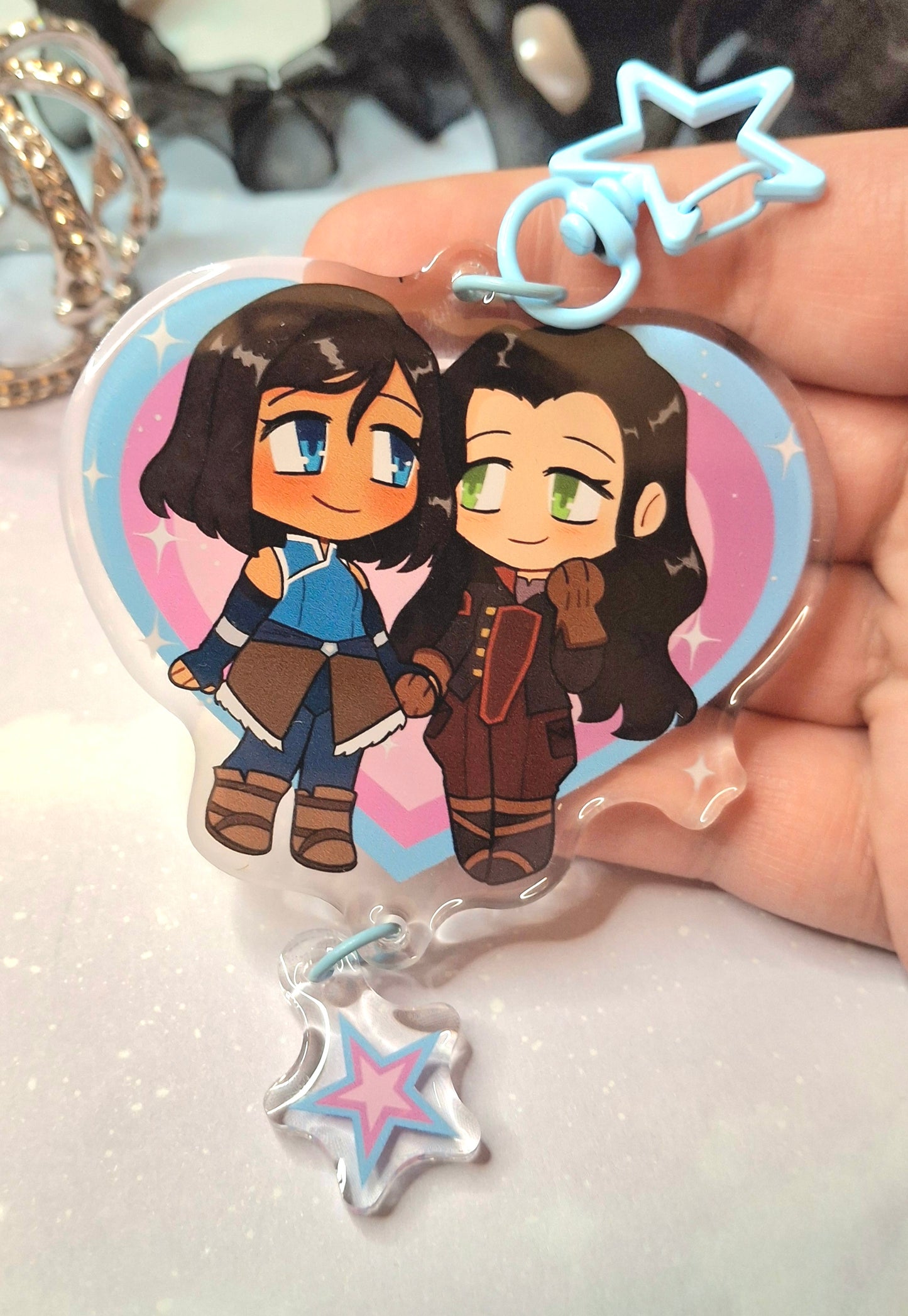 Yuri Couples Epoxy Acrylic Charms