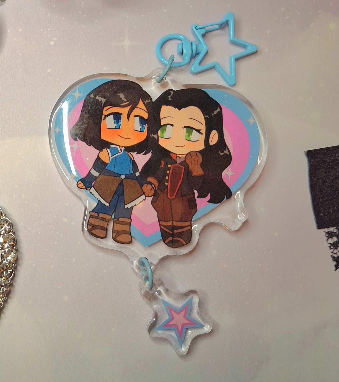 Yuri Couples Epoxy Acrylic Charms