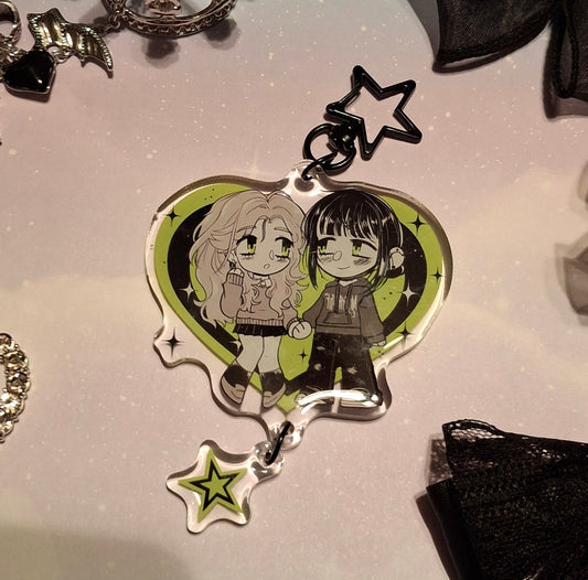 Yuri Couples Epoxy Acrylic Charms
