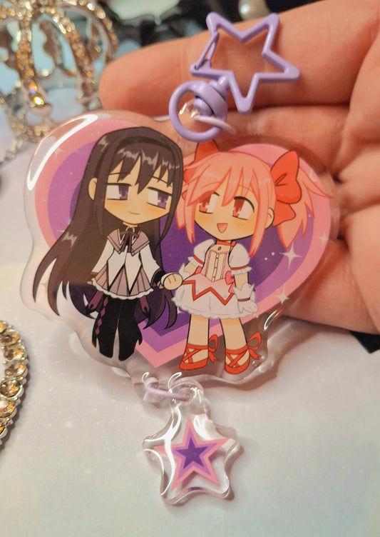 Yuri Couples Epoxy Acrylic Charms