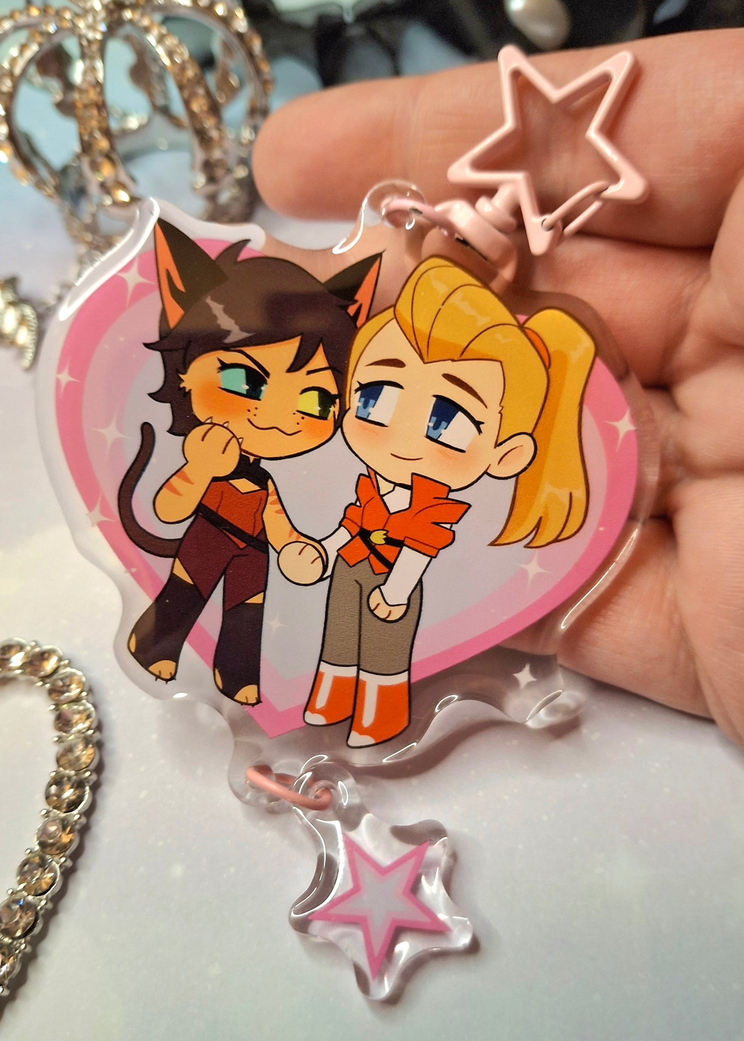 Yuri Couples Epoxy Acrylic Charms