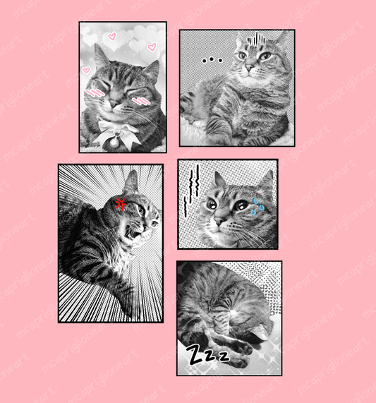 Rosemary Manga Stickers