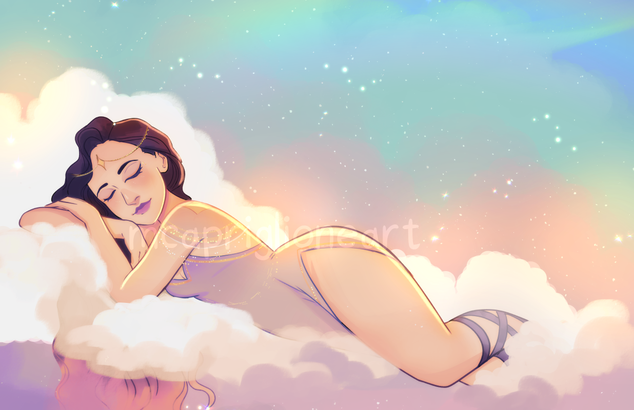 Sleepy Clouds 11x17Print