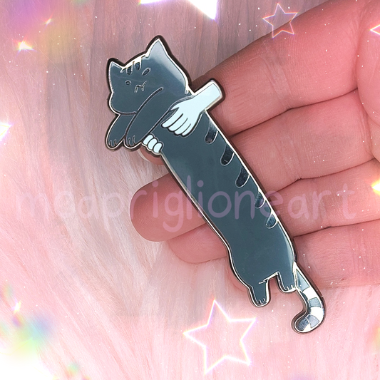 Long Cat Enamel Pin