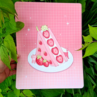 Strawberry Sando Art Print (8.5x11)