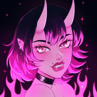 Demon Burn Art Print (7x11)