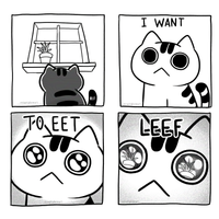 I Want to Eet Leef Art Print (8.5x9.5)