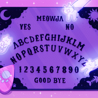 Meowja Board Art Print (11x8.5)