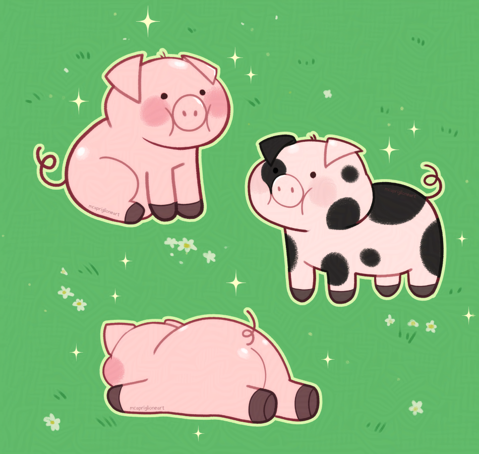 Piggy Stickers!