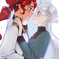 Gundam Lesbians SuleMio Art Print (11x17)