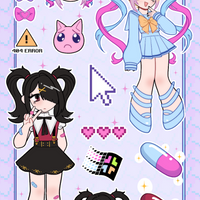 Needy Streamer Overload Sticker Sheet