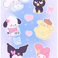Hello Friends Sticker Sheet