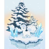 Alolan Vulpix Print 11x17
