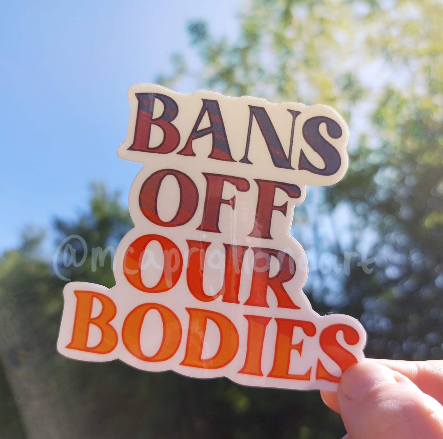 Bans Off Our Bodies Sticker