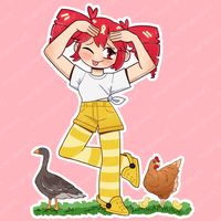 Birdbrain Teto Sticker