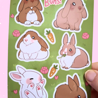 Nice Buns Sticker Sheet