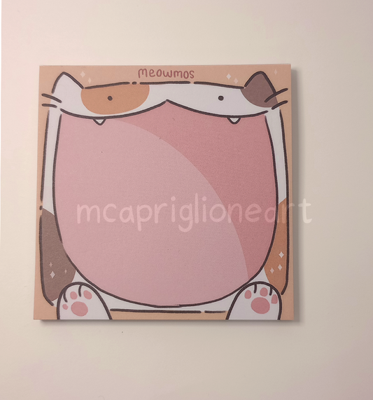 Cat Mouth Memo Pad