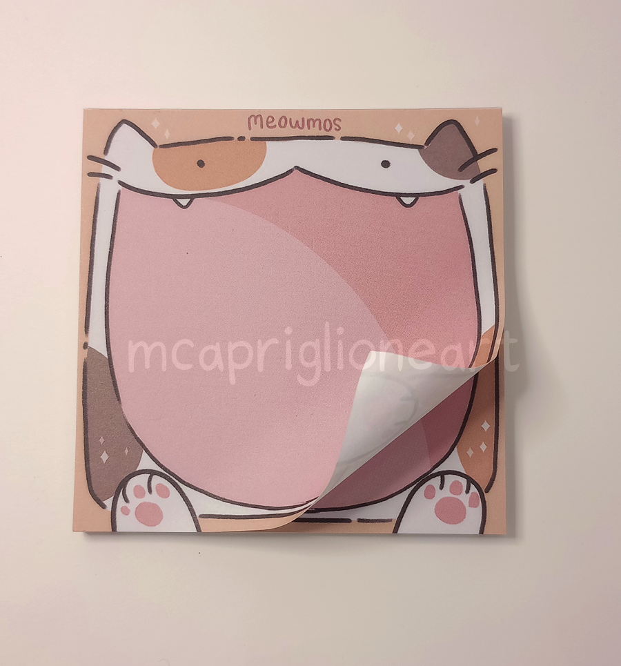 Cat Mouth Memo Pad