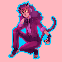 Catra Suit sticker