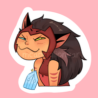 Catra Knife Sticker