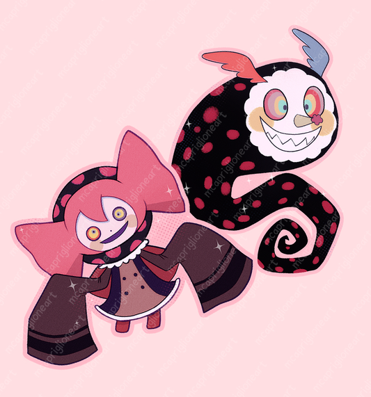 Madoka Charlotte and Bebe Stickers