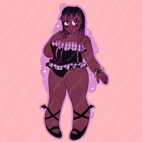 Chubby Bathing Suit Sticker