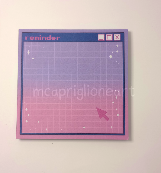 Digital Style Memo Pad