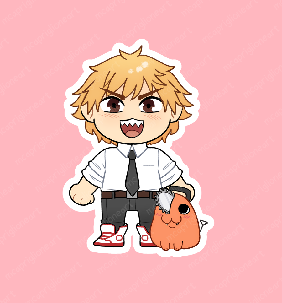 Chainsaw Man Stickers