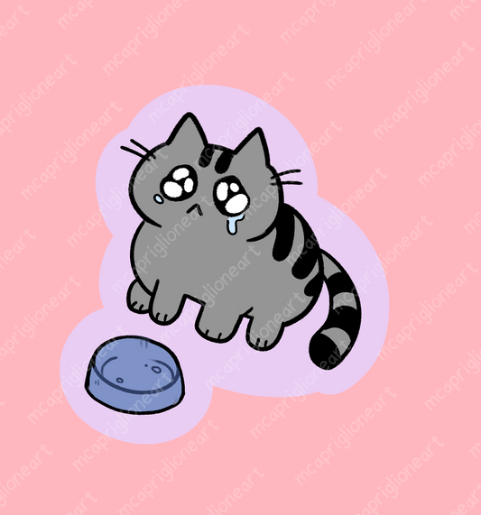 Empty Bowl Sticker