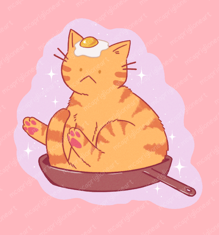 Fried Egg Cat