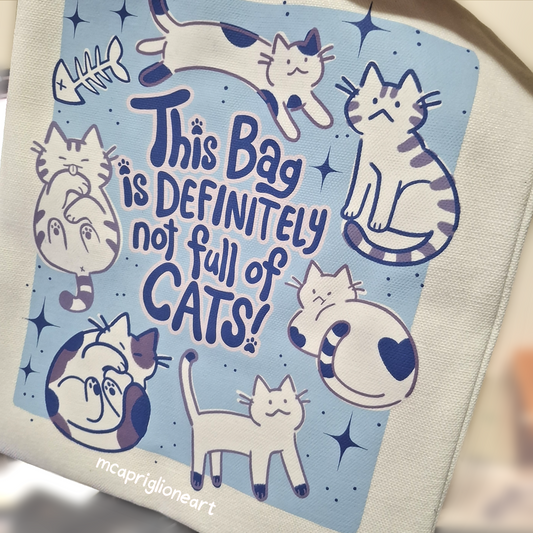 This Bag is Definitely Not Full of Cats Tote Bag