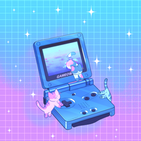 Gameow Art Print (8.5x11)