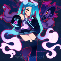 Ghost Miku 5x7 Print